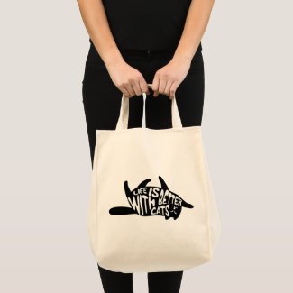 Life is better with cats | Fun Typography