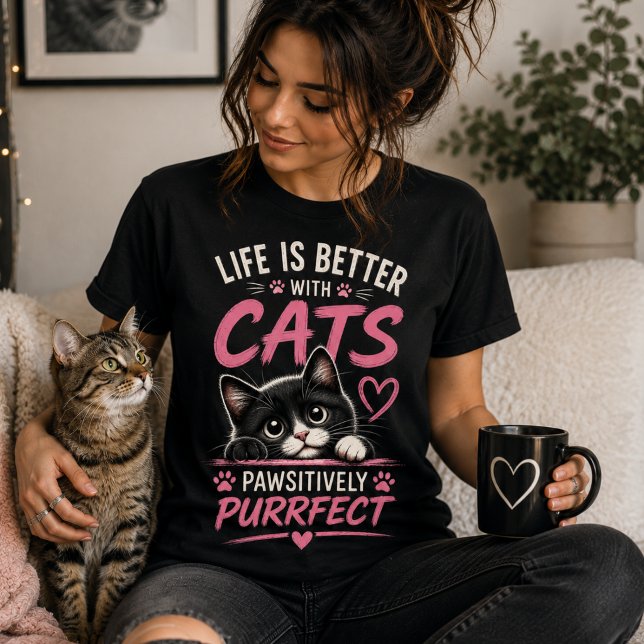 Life Is Better With Cats Shirt (Creator Uploaded)