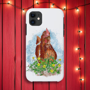 Life is Better with Chickens iPhone 11 Case