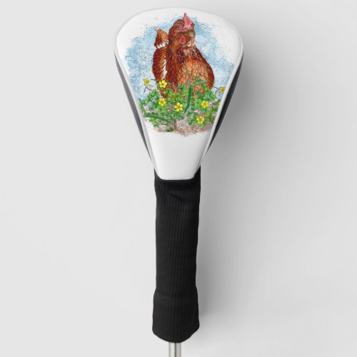 Life is Better with Chickens Golf Head Cover