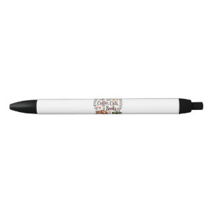 Life Is Better with Coffee Cats Books Pen