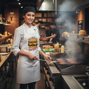 Life Is Better With cooking Burger Apron