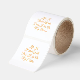 Life Is Better With Dog Hair Funny Dog Mom sticker