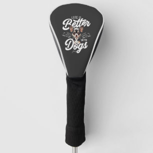 Life is Better with Dogs Chihuahua Golf Head Cover