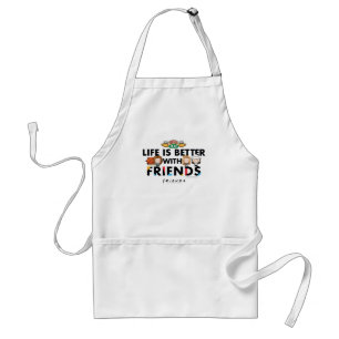 Life is Better with FRIENDS™ Chibi Art Adult Apron