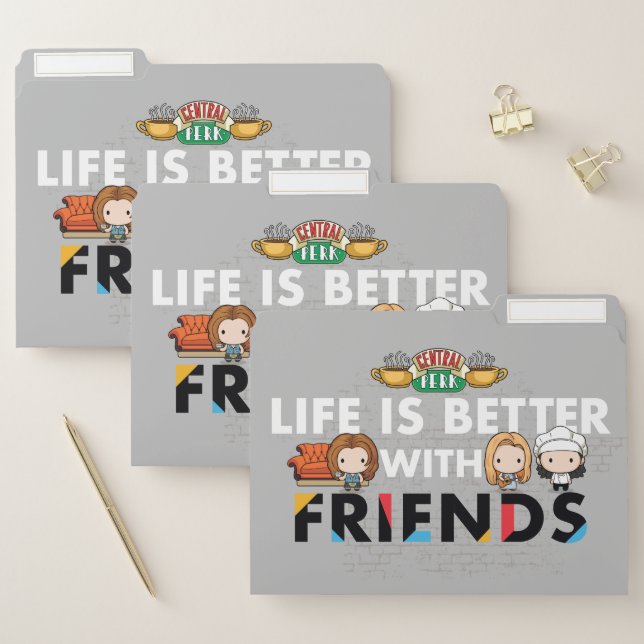 Life is Better with FRIENDS™ Chibi Art File Folder (Set)