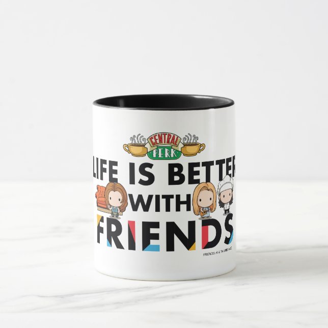 Life is Better with FRIENDS™ Chibi Art Mug (Center)