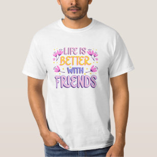 t shirt design for friends
