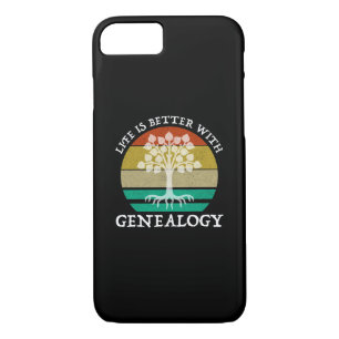 Life Is Better With Genealogy iPhone 8/7 Case