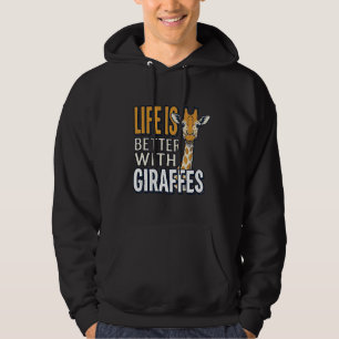 Life Is Better With Giraffes Vintage Shirt Design_