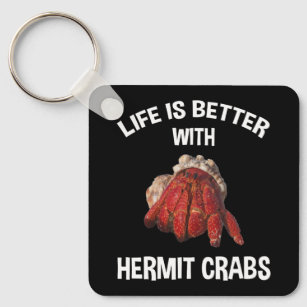 Zazzle Happy Crab Custom Key Chains, Adult Unisex, Size: 2, Turquoise/Bright Red/White