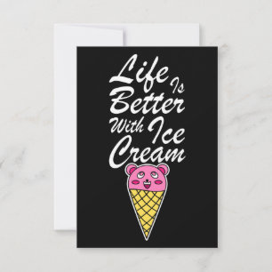Life is Better with Ice Cream Thank You Card