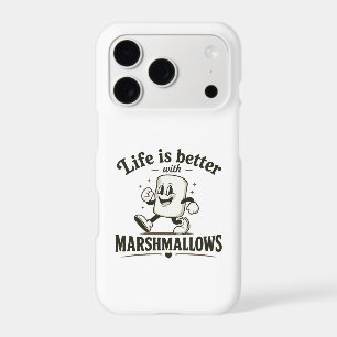 Life is better with marshmallows iPhone 17 pro case