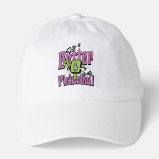 Life Is Better with Pickleball Funny Cute Pickleba Hat