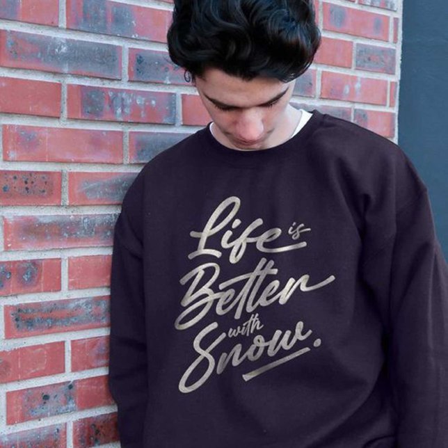 Life Is Better With Snow Winter Holiday T-Shirt (Creator Uploaded)