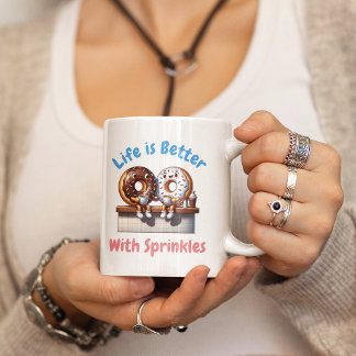 Life is Better With Sprinkles Classic Round Sticker