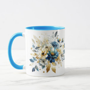 Life is Bloomin Lovely Add Your Own Quote Mug