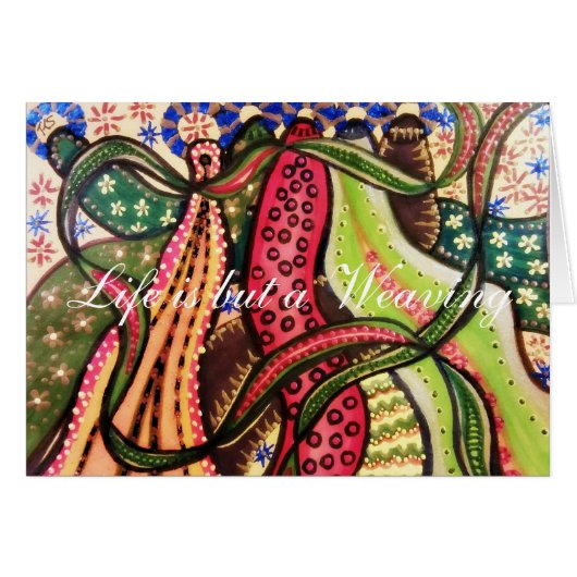 Life is but a Weaving. Cards (Front Horizontal)