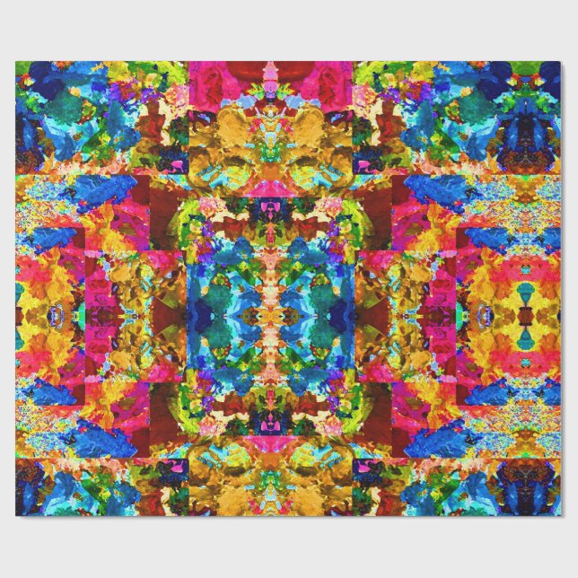 Life is colorful wrapping paper (Flat)