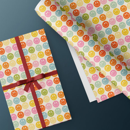 Life Is Cool Smiling Face Wrapping Paper