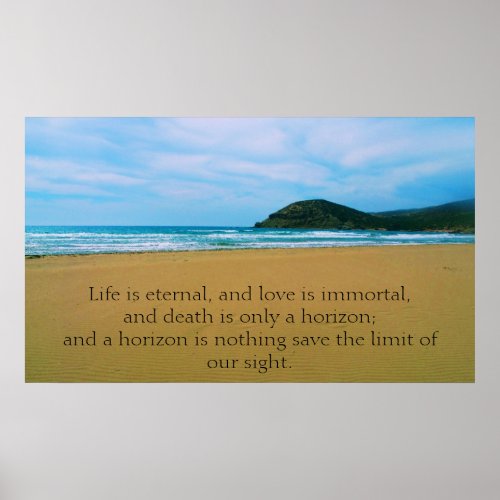 Life is eternal and love is immortal POSTER