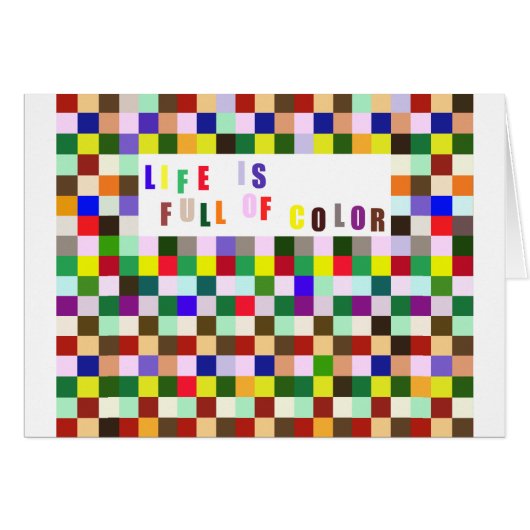 Life Is Full of Color Cards (Front Horizontal)