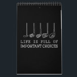 Life Is Full Of Important Choices Golf Calendar<br><div class="desc">Life Is Full Of Important Choices Golf</div>