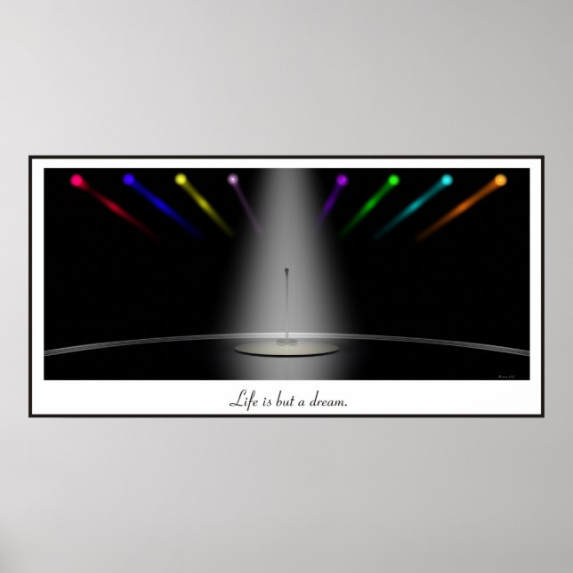 Life is goal a dream. poster (Front)