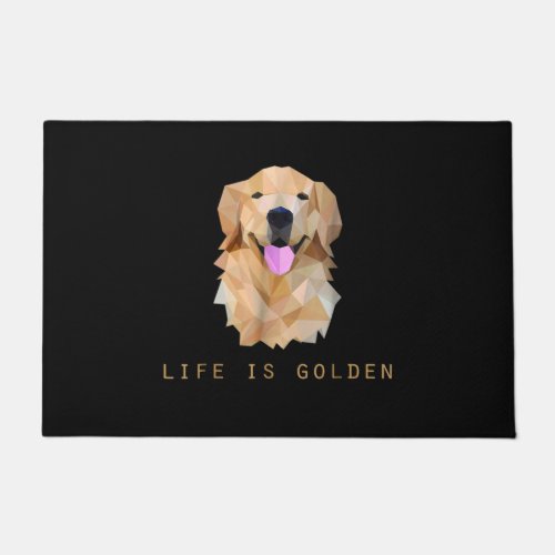 Life Is Golden Retriever Doormat