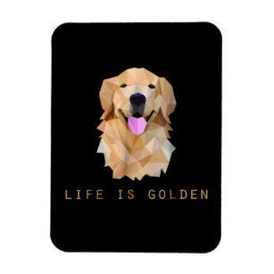 Life Is Golden Retriever Magnet