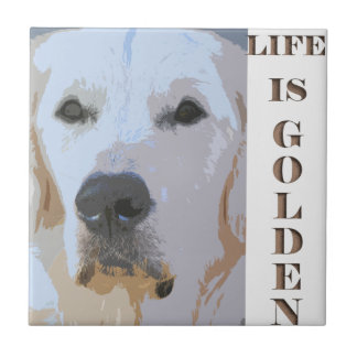 LIFE IS GOLDEN-TILE TILE
