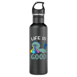 Life Is Good Stainless Steel Water Bottle