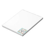 Life is Great Because of You Floral Framed Quote Notepad