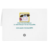 Life Is Great!  Celebrate! Cards (Back Horizontal)