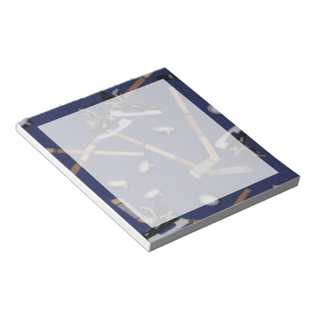 Life is Hockey Notepad (Angled)