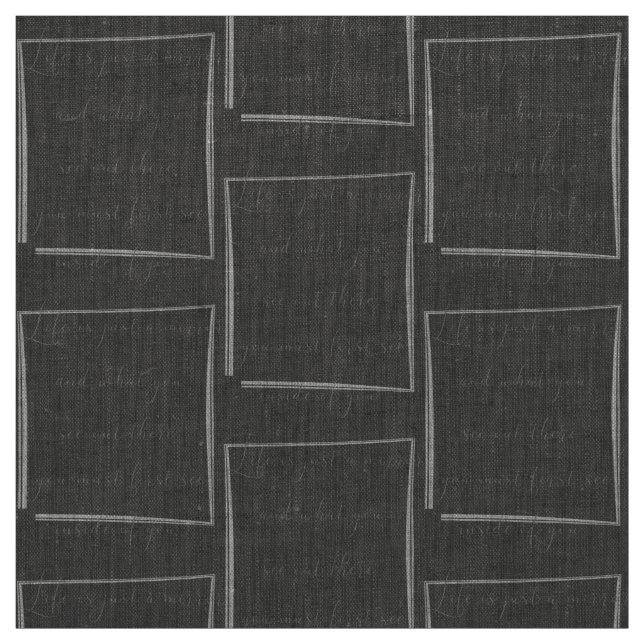 life is just a mirror with a frame fabric (Swatch)