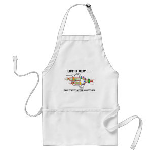 Life Is Just ... One Twist After Another (DNA) Adult Apron