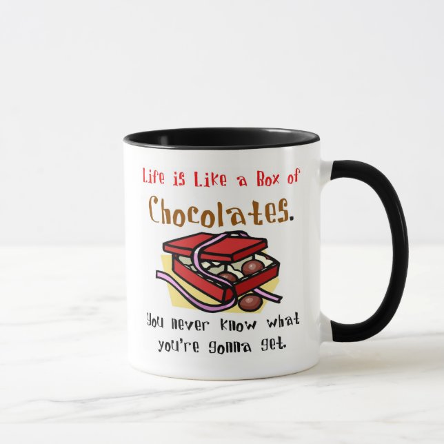 Life is Like a Box of Chocolates.  Mug (Right)