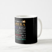 Life Is Like A Camera Photography Photographer Coffee Mug (Front Right)