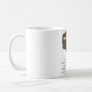 Life is Like A Camera Quote and Illustration Coffee Mug