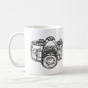 Life is like a camera quote coffee mug