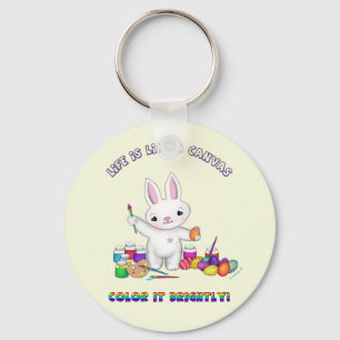 Life is Like A Canvas Keychain