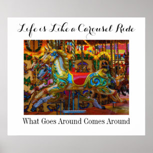 "Life is Like a Carousel" - SRF Poster