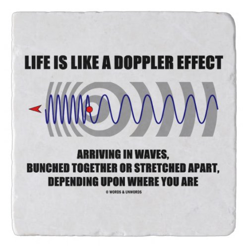 Life Is Like A Doppler Effect Waves Physics Humor Trivet