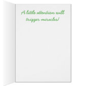 Life is Like a Seed text adjustable Cards (Inside (Right))
