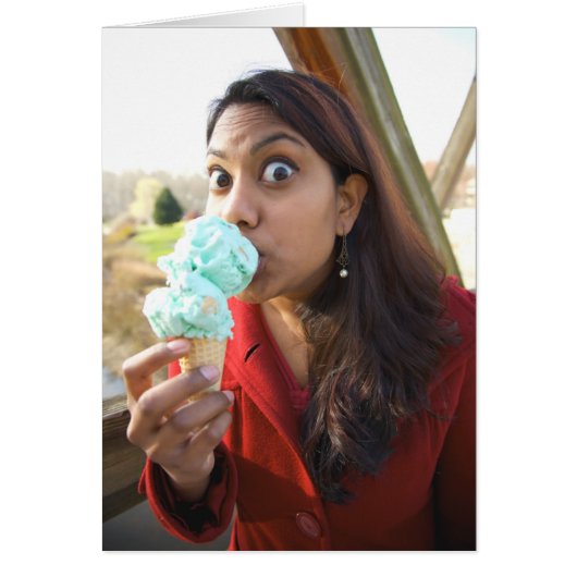 Life is like an ice cream cone... cards (Front)