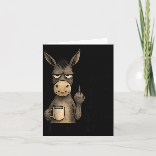 Life is Like Diarrhea How Hard You Try and Stop It Card (Front)