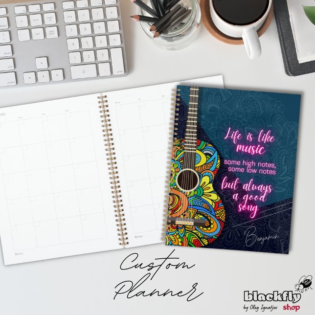 Life is like Music, always a good song | Guitar  Planner (Creator Uploaded)