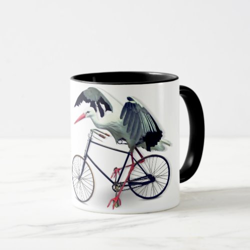 Life is like riding a bicycle mug