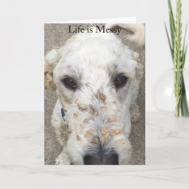 Life is Messy/Cockleburs on a doodle card (Front)